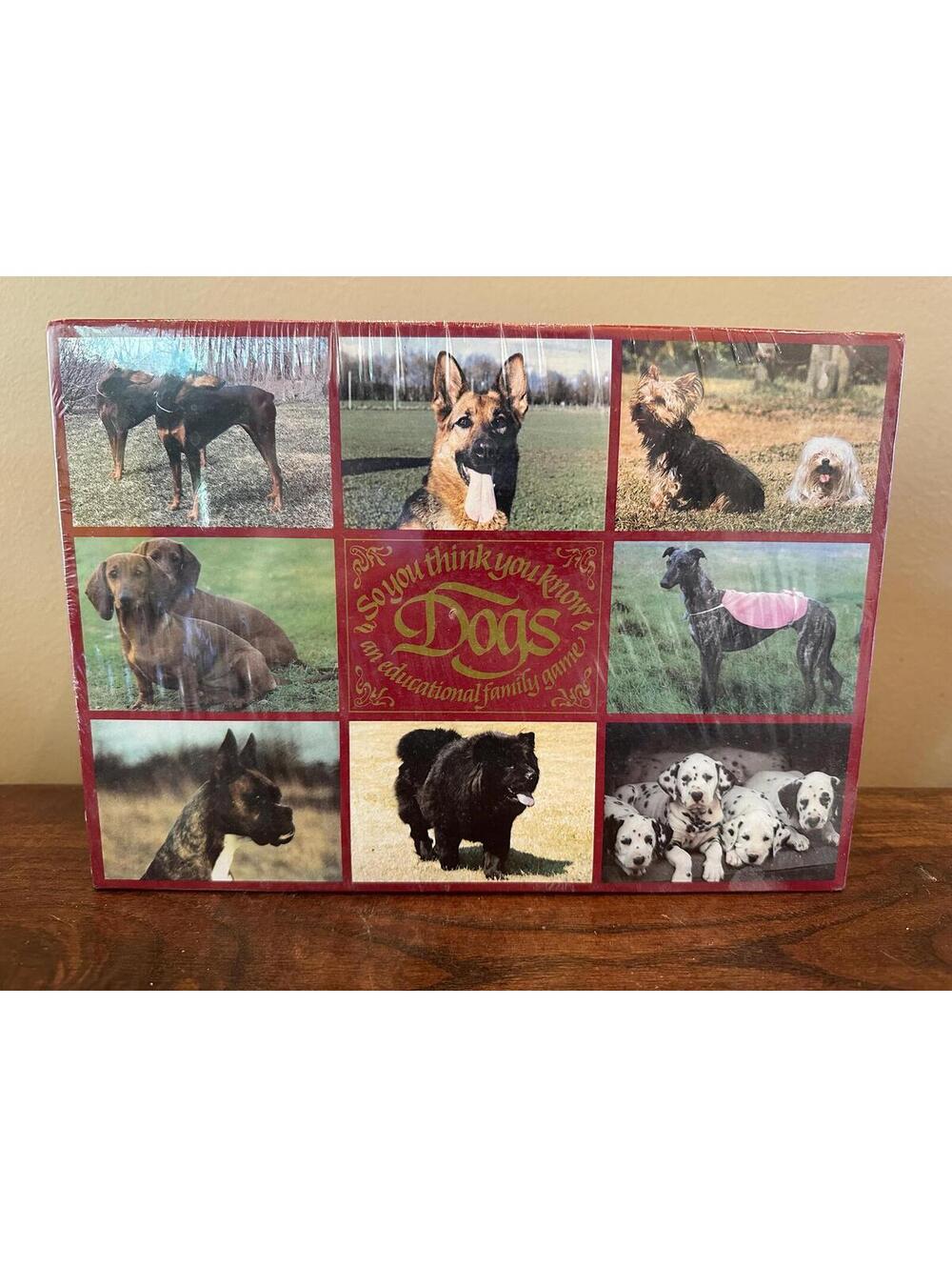 So You Think You Know Dogs Educational Family Game NIB